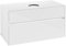 Villeroy & Boch Collaro Waschbeckenunterschrank 1000x548x500 mm, 2 Auszüge, für Waschbecken mittig, C03800, Farbe: Front/Korpus: Glossy White, Griff: White Matt