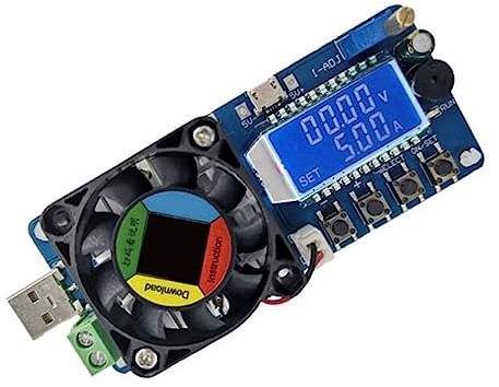 ZK-FX25 ZK-FX35 Capacity Tester Constant Current Electronic Load USB Power Supply Tester Resistor (FX25 4A 25W)