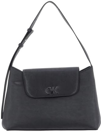 Calvin Klein Re-Lock Tote Bag M Gunmetal