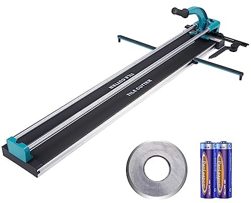 VEVOR Tagliapiastrelle Manuale da 1200 mm Utensili da Taglio per Piastrelle Professionale con Infrarossi Taglia a Mano Mattonelle Gres Ceramica Porcellanata Spessore di Taglio 4-15 mm a Doppia Rotaia