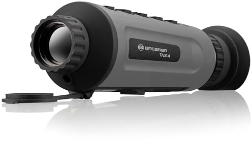 Bresser TNS4 Thermo-Kamera mit Sensor 384 x 288, Erfassungsreichweite 1,360 m, OLED-Display 1,024 x 768, 50 fps, 6 Anzeigemodi, WiFi & App