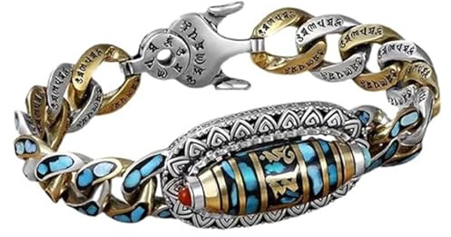 Besreey Perlenarmbänder aus Edelsteinen, Wickelarmbänder mit türkisen Steinen – Chakra-Armband aus Natursteinperlen für erwachsene Frauen, Geburtstagsgeschenk