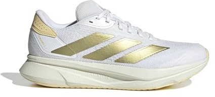adidas Women's Duramo SL 2 Running Shoes, FTWR White/Gold met./Orange Tint, 6 UK