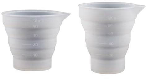 Tomtary 2Pcs Dosing Ball for Liquid Detergent Foldble Silicone Laundry Dosing Ball Laundry Liquid Dosing Measuring Cups Suitable for Liquid/Powder Detergent Fabric Conditioner Liquid Soap Dispenser