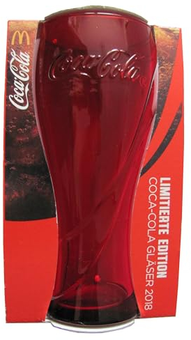 Coca C o l a & Mc Donalds - Edition 2018 - Rot - Glas 0,3 l.