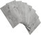 AULIGET 4 Pieces Dover Gray Subway Self Adhesive Wall Tiles, 3mm PVC Faxu Wood Stick on Tile, Splashback Tile Stickers for Kitchen & Bathroom (3 x 6 Inches)