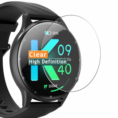 VacFun Lot de 3 Film de Protection d'écran, compatible avec Kumi GW5 1.39 smart watch smartwatch, Film Protecteur Screen Protector (non vitre verre trempé)