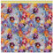 DreamRoots Segeltuch Wasserdicht - Polsterstoff Meterware 160 cm breit - Wasserabweisender Stoff 220 g/m2 600D - Markisenstoff Wasserdicht Meterware Colorful Flowers Pattern 1M