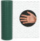 Lienffy Hühnerdraht für Blumenarrangements, Garten Geflügel Netting - 0.3 × 9m verzinkt PVC beschichtet 1.9cm Loch Größe Hexagonal Draht Gartenzaun für Handwerk Huhn Coop Barriere Kaninchenkäfig, grün