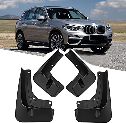4 Stück Auto-Schmutzfänger für BMW X3 2018-2022, Vorne Hinten Schmutzfänger Schutzblech Kotflügel Spritzschutz Auto Externes Zubehör