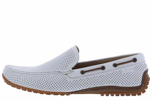 Sioux Herren Carulio Slipper, Weiss Cognac, 44 EU