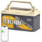 Power Queen 12V 140Ah Batterie sous le siège avec Bluetooth, Smart 150A BMS, briquet et 10 ans de durée de vie, Low-Temp Cut off avec 189 Height, parfait pour la caravane, Wohnmobil, Trolling Motor