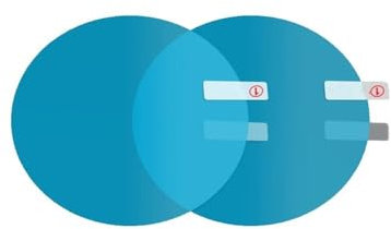 Aufkleber Displayschutzfolie Motorrad Rückspiegel Regen Film Anti-Fog-Stick Universal Für Crosstour CR-Z SC EV-Ster AC-X HSV-010