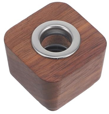 Alipis Botella Marrón Claro con Tapa De Madera Botella De Nogal Negro para Aromaterapia De Coche Difusor De Vidrio