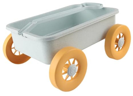 Milisten Sandspielzeug Schubkarre für Kreatives Strandspielzeug mit Praktischem Design für Sandkasten und Strand Leicht und Kompakt für Unbegrenzten Spielspaß