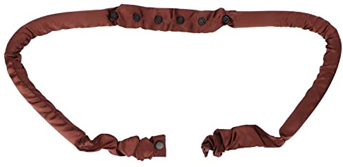 Hitzelose Curling -Stange Stirnband Weiche Baumwolle Schlafwalzen Haarstyling -Werkzeug für trockenes nasses Haar (Braun)