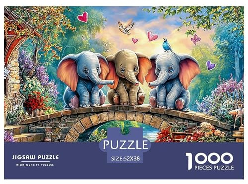 Dumbo fliegt 1000 Puzzles Adults Puzzle Adults Puzzle Gifts Birthday Home Decoration Challenging & Brainteasing 52x38cm/1000pcs