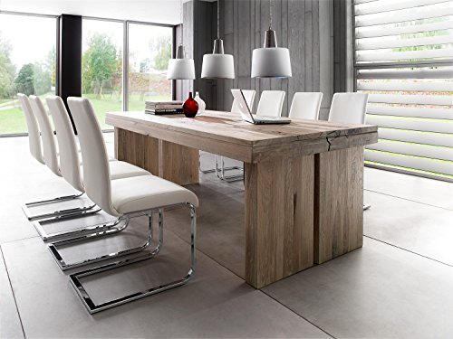 Wangentisch Pittsburgh Eiche verwittert 260 x 76 x 100 cm