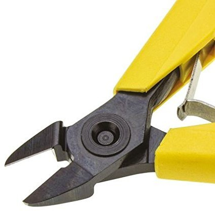 Lindstrom (Pack of 4) 8141 Yellow Handle Flush Cutter 0.1-1.25 mm