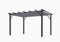 Habrita Foresta Pergola 100% Aluminium Couleur Grise 12 m2 - épaisse