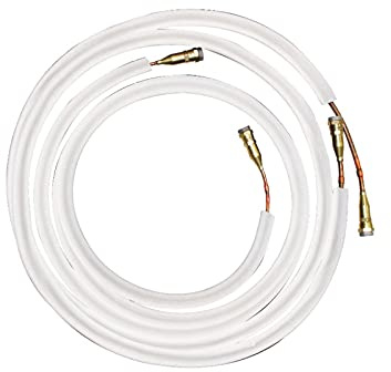 Readyclim R32 raccordement liaison frigorifique pré-chargée en gaz - longueur de 4 Mètres 1/4-3/8 compatible avec les climatiseurs réversibles et pompes à chaleur Airton R32