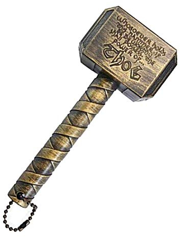 AMJUDOT Flaschenöffner magnetisch Thor Flaschenöffner Thor Hammer Flasche Bieröffner Kühlschrank