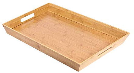García de Pou Plateau 40 x 30 x 4,5 cm Naturel Bambou