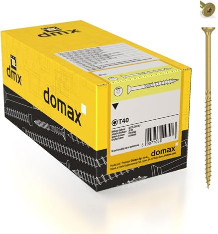 DMX - Holzschrauben Torx - Spanplattenschrauben - Schrauben 3,0x30 - Konstruktionsschrauben - Schrauben set 500 Stück - Terrassenschrauben - Torx Set - Holzbauschrauben - Senkkopfschrauben Set