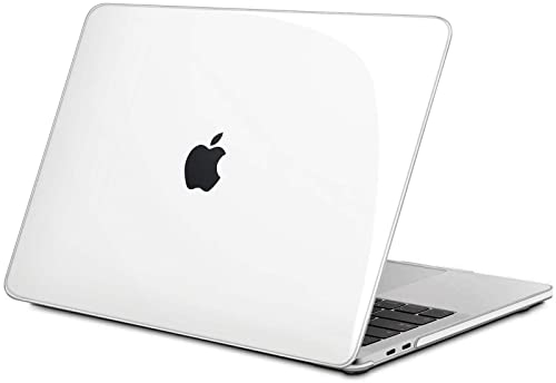 TECOOL Cover compatibile con MacBook Pro 16 Pollici 2020 2019 (A2141) con Touch Bar, Custodia Rigida Protettiva Sottile in Plastica Superficie Liscia, Cristallo Trasparente