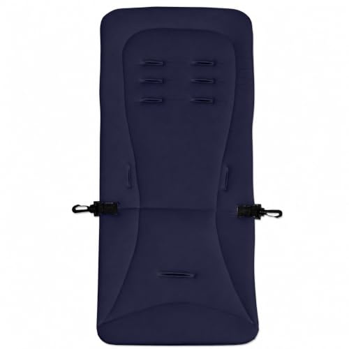 Altabebe Sitzauflage Buggy & Jogger Memory Foam Mesh Marineblau | Komfortable Memory-Foam-Sitzauflage mit atmungsaktiver Mesh-Rückseite - verbessert die Luftzirkulation im Rückenbereich