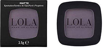 Lola Make-Up Mono Eyeshadow, Dark Purple, Satin, Rich Intense Pigmentation, High Coverage, Use Wet & Dry, All Skin Tone, Mineral Oil Free, Vegan & Cruelty Free, No. 023