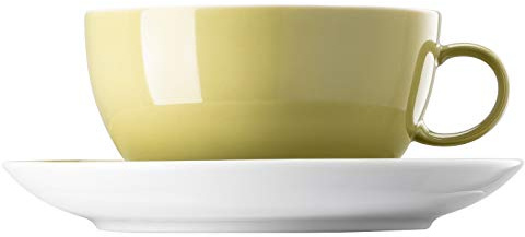 Thomas 10850-408548-14670 Sunny Day Avocado Green Cappuccinotasse 2tlg. (1 Set)