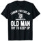 Ski Old Man Ski Vater Skifahrer T-Shirt