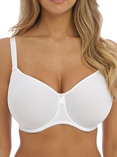 Fantasie Women's Rebecca Essentials Underwire Spacer T-Shirt Bra, White, 34H US