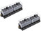 Preiswert&Gut 2x Verteilerdose mit Doppeldeckel 8-fach für ATO/ATC Flachsicherungen bis 40A – Spritzwassergeschützte Sicherungshalter – KFZ für Auto Camping Anschlussbox für 16x Flachstecker 6,3mm