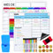 N NUEVAS IDEAS Pizarra magnetica - Calendario Planificador semanal magnetico.
