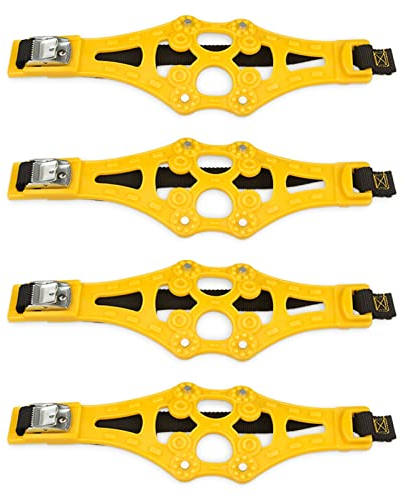Für Citroen C4 Picasso 5-Sitzer 2018-2019. 8 Teile/Satz Auto Reifen Winter Fahrbahn Sicherheit Reifen Schnee Einstellbare Anti-Rutsch Skid Rad TPU Ketten Schneekette (Farbe : Yellow)