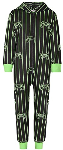 A2Z 4 Kids Girls Boys A2Z Onesie One Piece Pyjamas Sleepsuit - Cotton Onesie 169 Lime._5-6