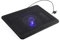 Laptop Cooler Pad Base, Cooling Pad with Build-in Super Quiet Fan, Cool Stand with Blue LEDs Adjustable Fan Suitable for 14 or Below Laptop(Black)