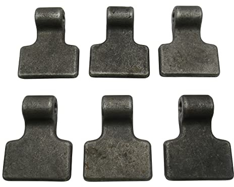 SecureFix Direct Dropside Pickup Trailer Tailgate Hinge X6 (Weld On Spade Paddle Gudgeon Pin Heavy Duty)