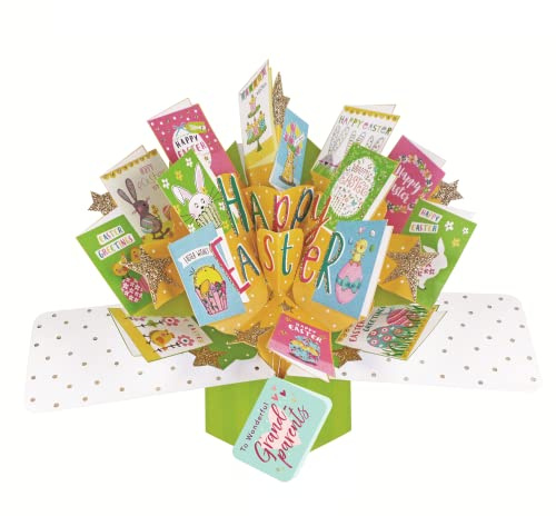 Easter Card To Wonderful Grandparents Happy Easter 3D Pop Up Card With Mini Cards POP007EC03