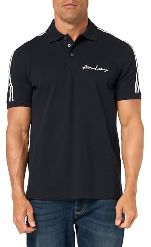 Armani Exchange Herren Regular Fit Stretch Cotton Signature Logo Polo Polo Shirt