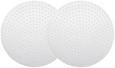 Silicon Rice Mat, 30cm/11.81in Rice Cooker Burnt Proof Pad for Home Commercial Rice Cooker White-2 PCS