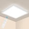 Epicflare Deckenlampe LED, LED Deckenleuchte Panel 42x42cm mit Fernbedienung, 22W Küchenlampe 2700K-6500K Deckenleuchten Badezimmer Lampe Warmweiß Kaltweiß für Büro Werkstatt Wohnzimmer (42CM)