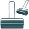 IRONMAX Rasenwalze, 61 cm, 13 Gallonen Pull & Push Stahl-Hofrolle mit abnehmbarem Ablaufstopfen, Rasensauenwalzen, Abschleppen hinter Wasser/Sand gefüllt für Garten, Park, Gras, Ballfeld