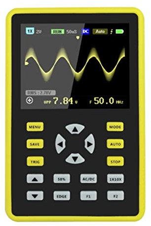 Multimètre numérique intelligent rechargeable Oscilloscope numérique à écran Ips 2,4 pouces 5012H Taux d'échantillonnage 500Ms / S Bande passante analogique 100Mhz Prend en charge le stockage des form