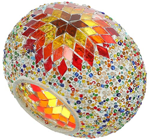 BESTonZON Abat-jour en Mosaïque Turque Globes de Remplacement pour Lampes en Mosaïque Abat-jour en Verre Moderne Design Simple pour Éclairage de Table de Plafond Et de Mur
