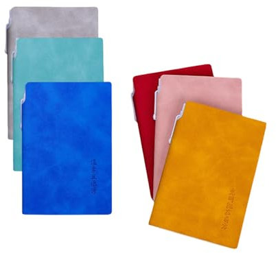 Pocket Small Notebooks Bulk,Small Pocket Notebook Mini Notepad Set,3.5 x 5.1 Pocket Notepads A6 Lined Notebook with 80Gsm Paper for School Business Memos (A7, Mix)