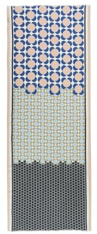 Marc O'Polo Damen Schal mit Allover-Print leicht, Mehrfarbig (Multi), One Size