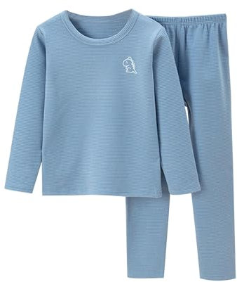 Set Caldo per Bambini Autunno e Inverno Plus Pile in Pile per Bambini Grandi a Maniche Lunghe per Ragazzo e Ragazza Girocollo Pigiama da Indossare a casa Pigiama 3 Anni Invernale